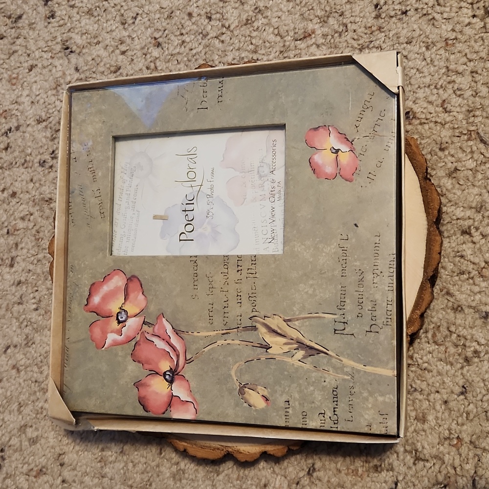 Poetic Florals New View Gifts Picture Frame